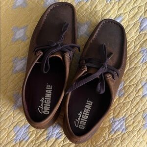 Clarks Brown Leather Loafers